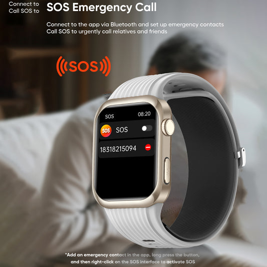 SENBONO MT115 smart watch integrates fitness tracking, wireless calling, air-pump blood pressure measurement, blood oxygen monitoring, and sleep monitoring functions, making it a health-focused smart watch suitable for both men and women.