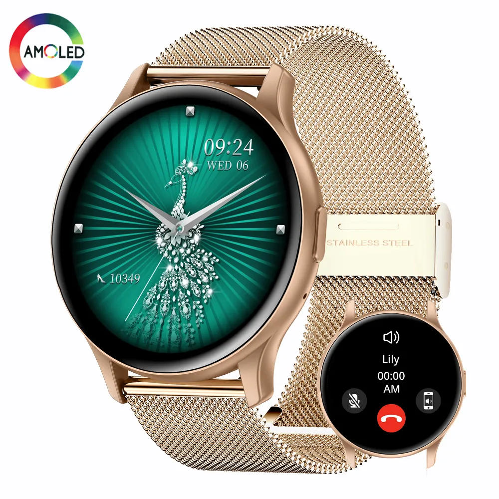SENBONO MAX11 Smart Watch 1.43 Inch AMOLED 100 Sports Modes Voice Calling Watch Always On Display Smartwatch for Men Women