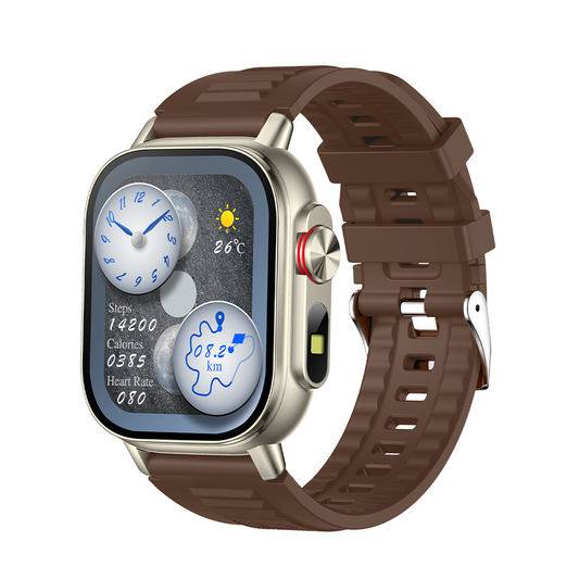 SENBONO smart watch built-in GPS positioning DIY dial metal frame Bluetooth call voice assistant heart rate blood oxygen monitoring outdoor sports smart watch