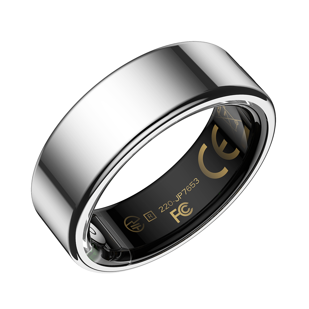 SENBONO Smart Ring, Stainless Steel, Bluetooth 5.3, Health Monitoring, Gesture Interaction, Sleep Monitoring, Somatosensory Gaming, 5ATM Waterproof, High-End Fashion Smart Couple Ring