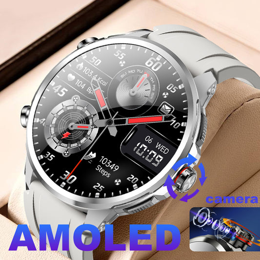 SENBONO Smart 4G watch H99, 1.95 inches, 200w rotating camera, 1100MAH large battery, GPS, video call, NFC access control, card-insertable 4G Android smart watch (with heart rate monitoring)