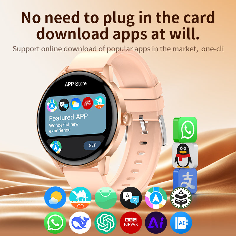 SENBONO HX36 smartwatch: App download, real-time reply, health monitoring, fitness tracking, offline map download, multi-functional leisure smartwatch