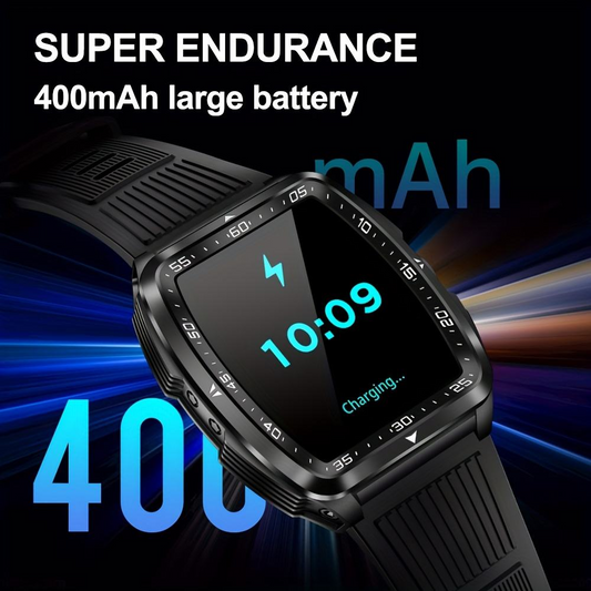 SENBONO KT83 smartwatch: remote control photography, heart rate and stress monitoring, exercise recording, voice assistant/information storage, etc.