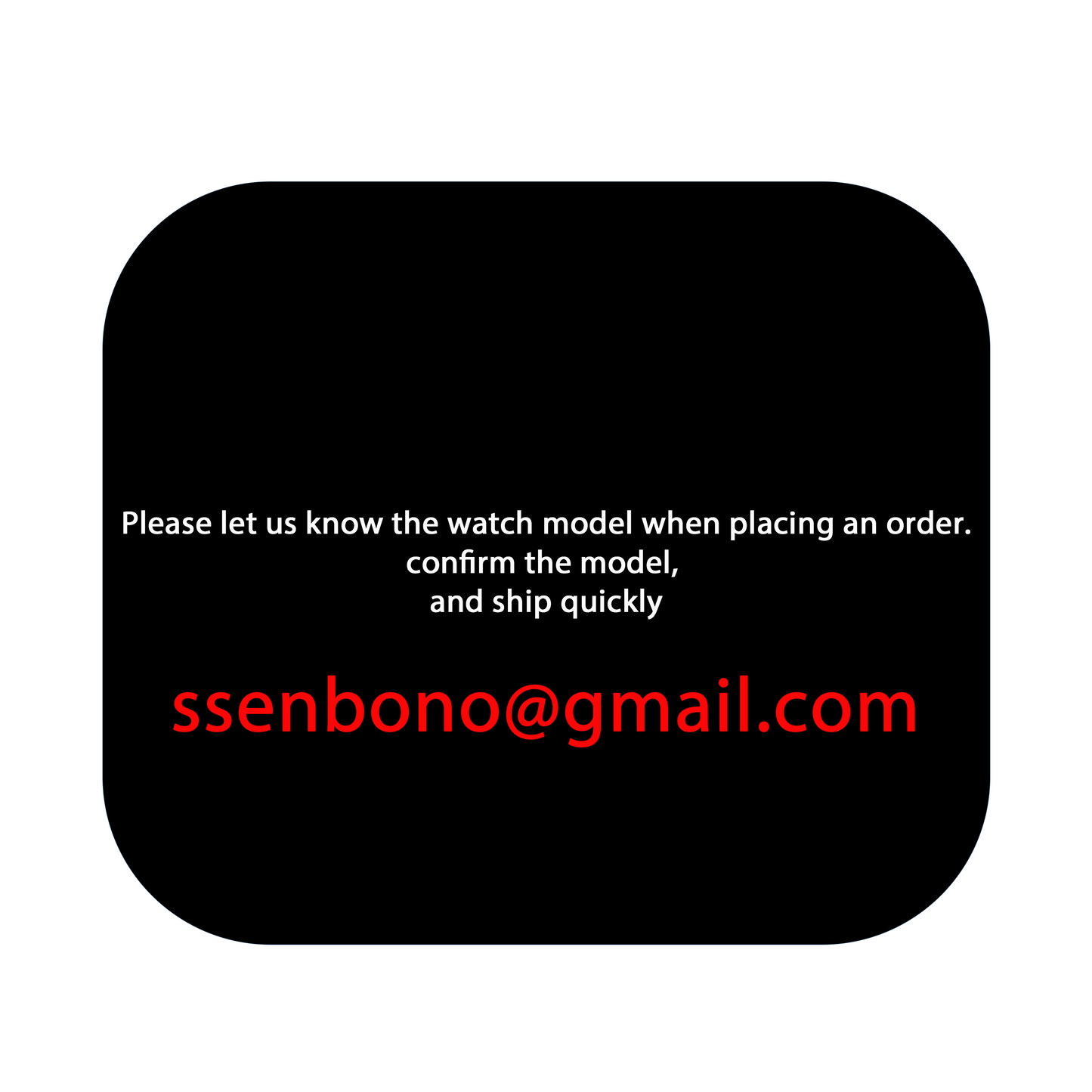 Smart accessories silicone strap, leather strap, steel strap for SENBONO smart watch