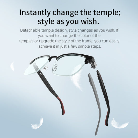 SENBONO smart translation glasses G07 detachable temples UV400 ultraviolet protection Bluetooth answering voice assistant AI translation outdoor smart sports glasses