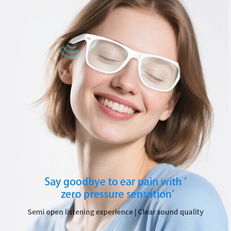 SENBONO AI Smart Translation Glasses A01 Wireless Bluetooth Glasses with TWS Audio Hands-free Call Music Cycling Sports Outdoor Smart Glasses with AI