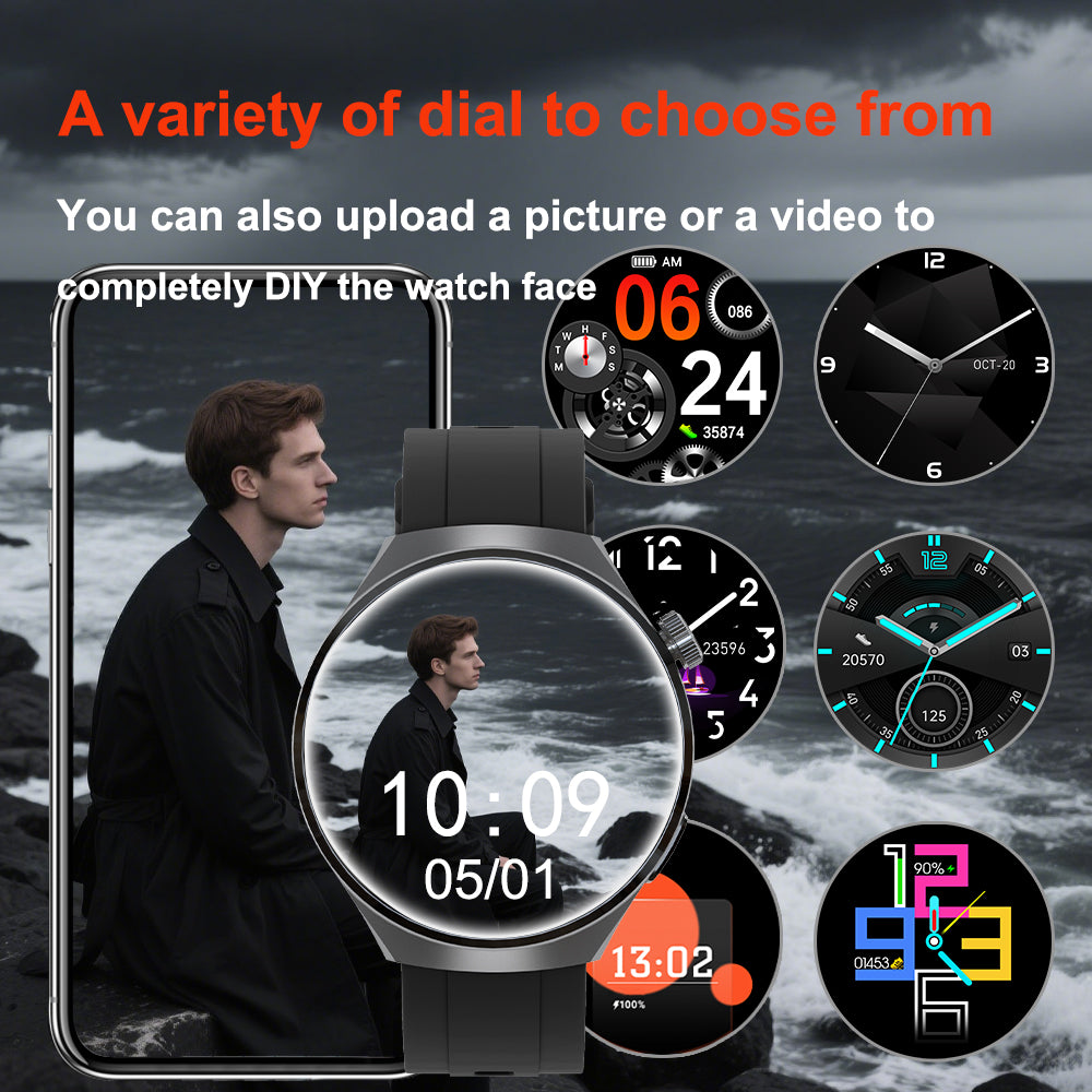 SENBONO v19ZSmart watch 3D dynamic dial IP68 waterproof, Bluetooth call + 100 + sports mode, heart rate blood oxygen multi-health monitoring