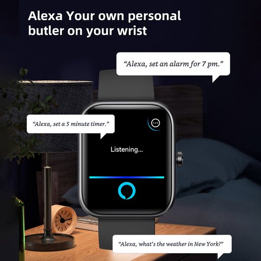 SENBONO IDW25 smart watch 1.83 inches Voice assistant Long battery life Bluetooth call Health monitoring Sports waterproof Multi-mode Applicable to Android iOS