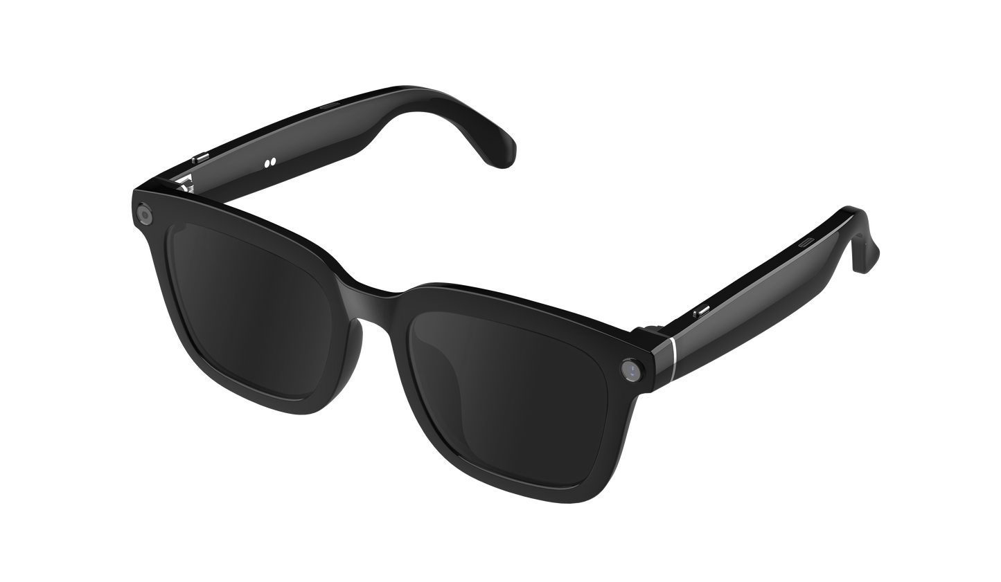 SENBONO V03smart ai glasses uv400 anti-ultraviolet round frame video call recording 5MP HD music playback ai object recognition sports smart outdoor sunglasses