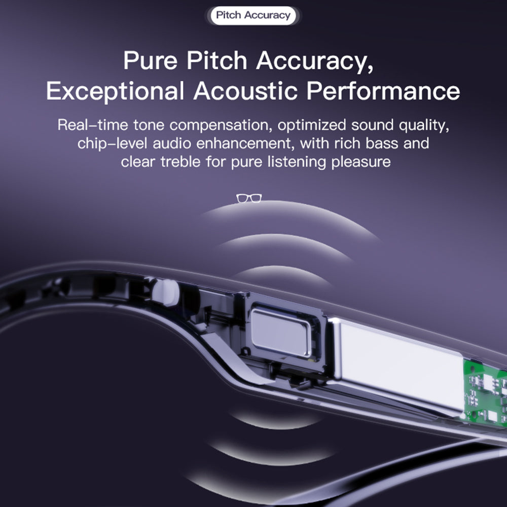 SENBONO M20S AI Smart Translation Glasses 8MP camera, object recognition, real-time translation, comfortable to wear, video recording, photography, and sports glasses.