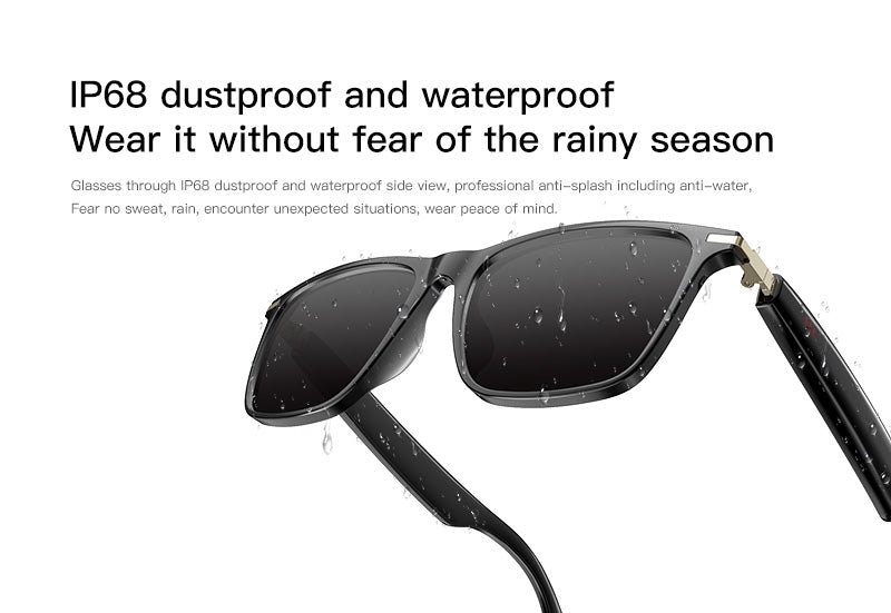 SENBONO smart glasses M01 wireless Bluetooth answering remote photography built-in speaker and microphone for no-feel wear, a must-have for going out