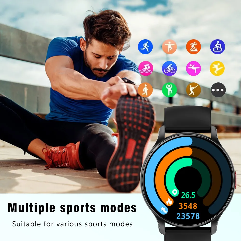 SENBONO MAX11 Smart Watch 1.43 Inch AMOLED 100 Sports Modes Voice Calling Watch Always On Display Smartwatch for Men Women