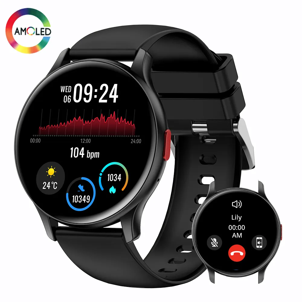 SENBONO MAX11 2023 Smart Watch 1.43 Inch AMOLED 100 Sports Modes Voice Calling Watch Always On Display Smartwatch for Men Women