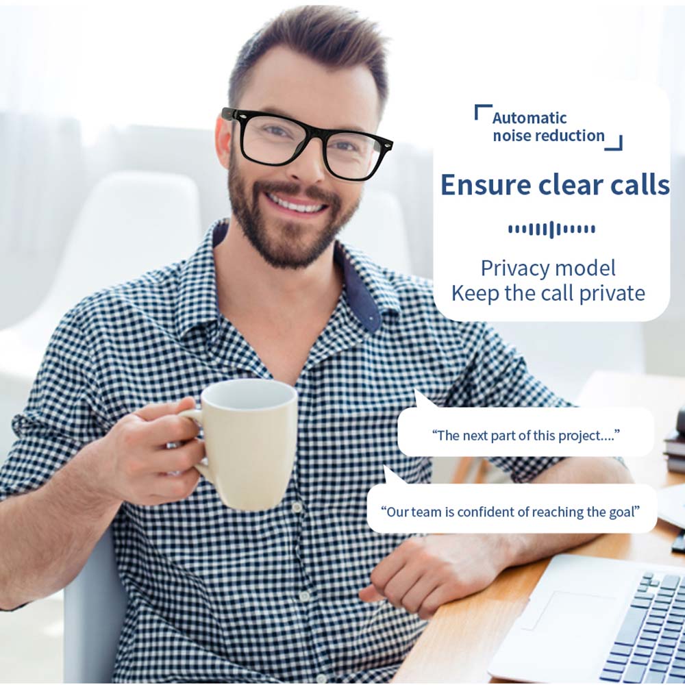 SENBONO Smart Glasses E13 Wireless BT 5.0 Sunglasses Outdoor Sport Hands-Free Call Music Headphone Anti-Blue Eyeglasses