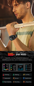 senbono KT83 smartwatch: remote control photography, heart rate and stress monitoring, exercise recording, voice assistant/information storage, etc.