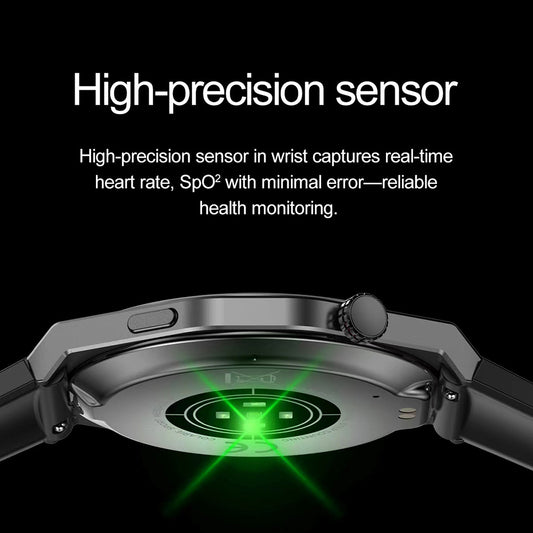 SENBONO HK5 Smartwatch 1.75 inches AEMLED HD Ultra-thin body Wireless calling NFC Heart rate  blood pressure health monitoring Waterproof sports smartwatches for men and women