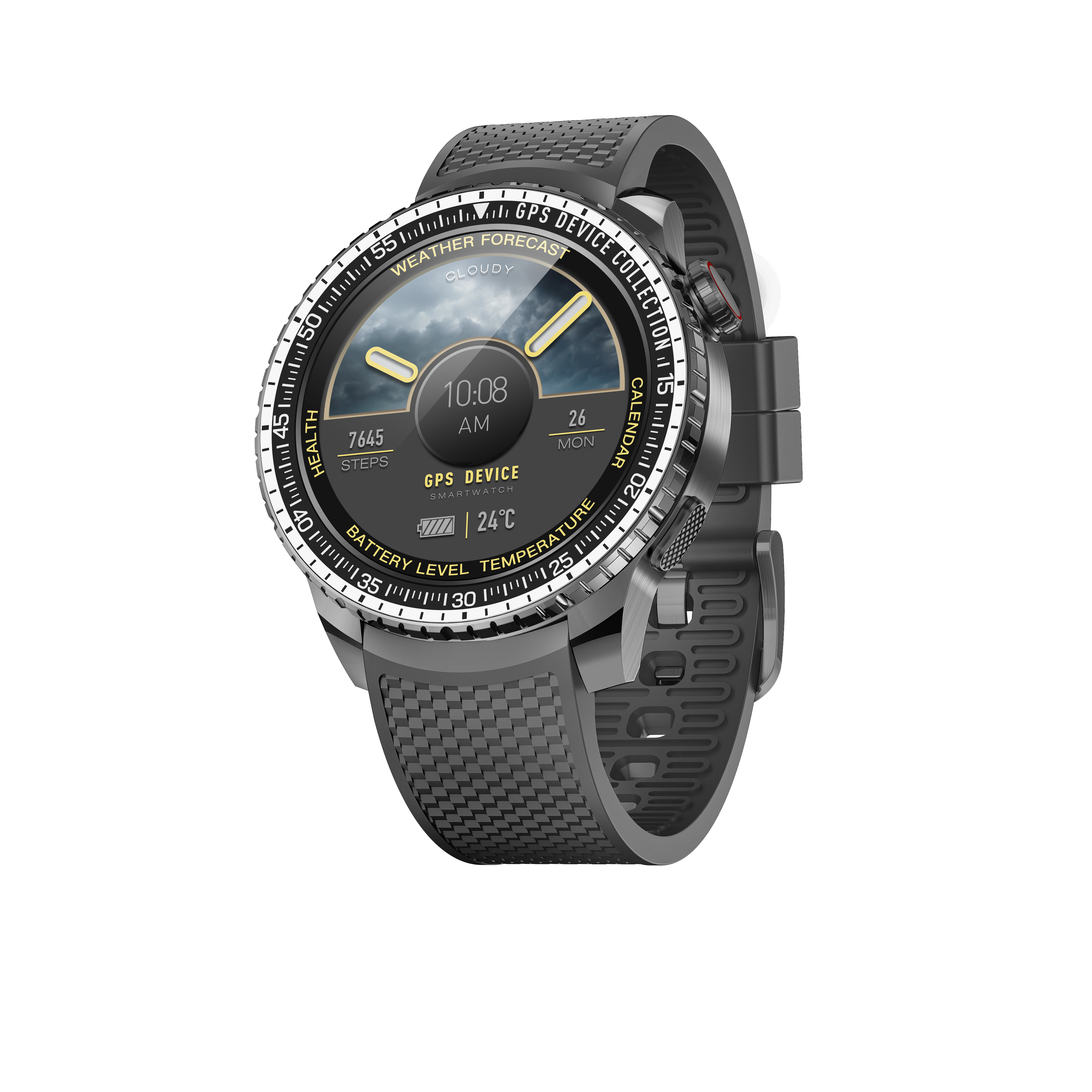 SENBONO max88 men's smart fitness watch has a 1.43-inch full touch screen, 5ATM waterproof, 45-day battery life, blood oxygen monitoring experience, supports GPS, GPT, waterproof smart watch