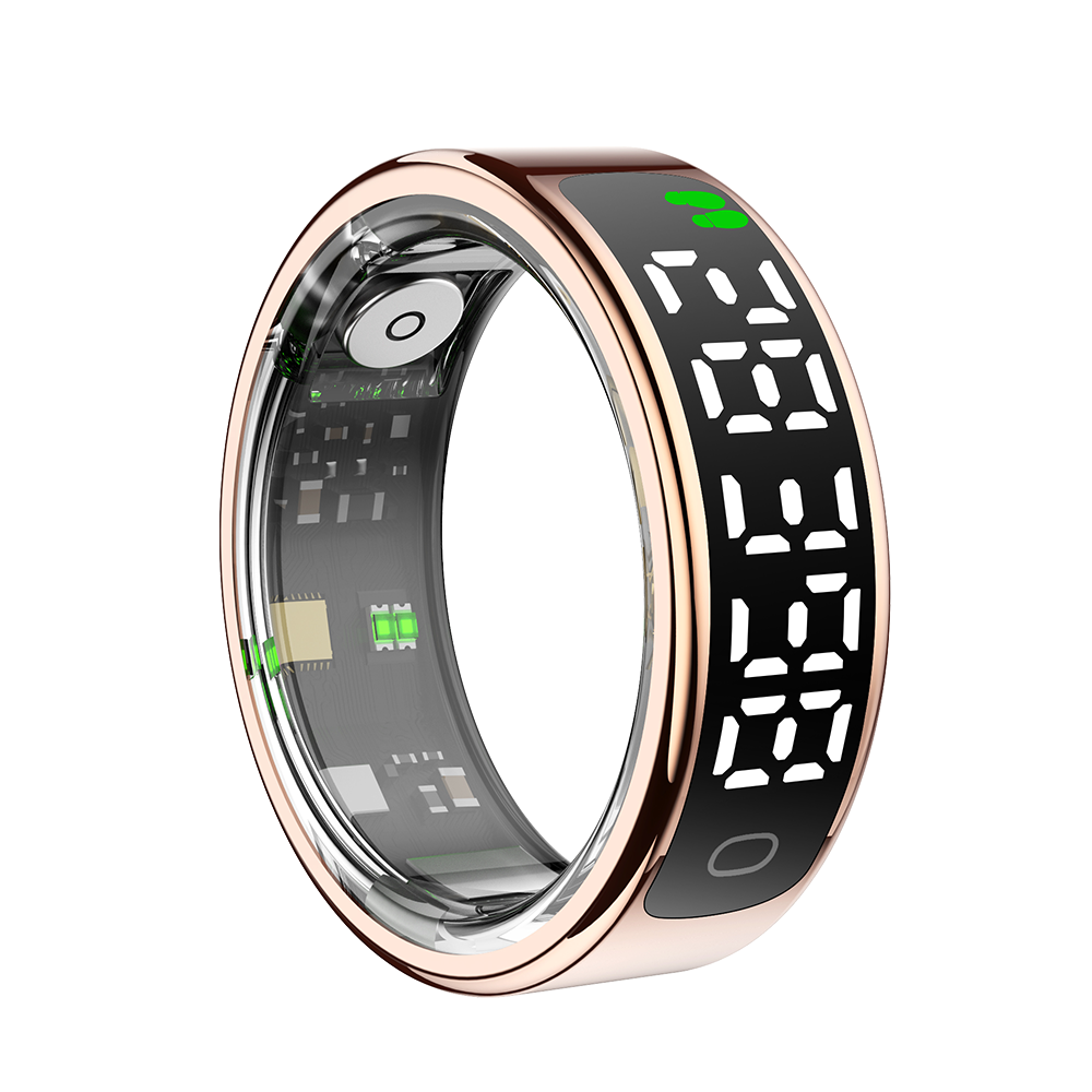 SENBONO Smart Ring, Stainless Steel, Bluetooth 5.3, Health Monitoring, Gesture Interaction, Sleep Monitoring, Somatosensory Gaming, 5ATM Waterproof, High-End Fashion Smart Couple Ring