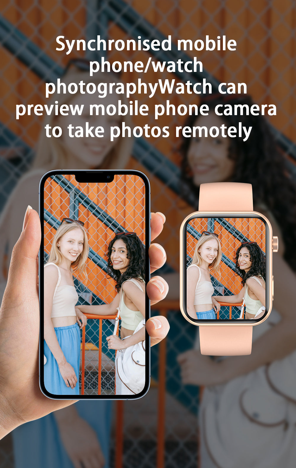 SENBONO Fashion smartwatch P51, preview phone camera, remote control photos, make calls via Bluetooth, with more than 100 sports modes, recording, 512 RAM and long standby time