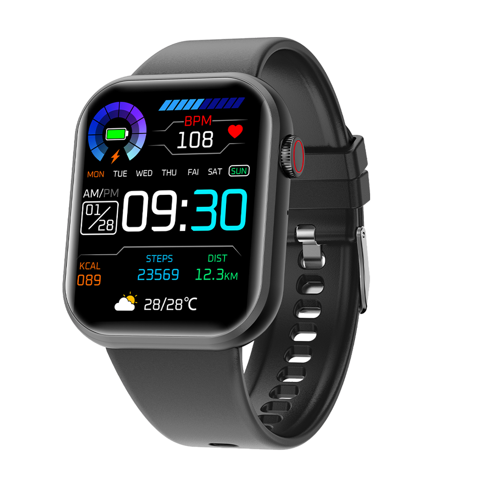 SENBONO Smartwatch life3 accurate heart rate/blood oxygen monitoring, ultra-long battery life + waterproof design, real-time running tracking and multi-sport mode recognition
