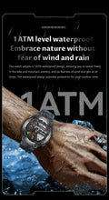 The smart watch KC82 has built-in PGS positioning, sports tracking, altitude, compass function, AI voice assistant, and Bluetooth call function, and is suitable for fitness, mountaineering, daily life, etc.