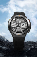 The smart watch KC82 has built-in PGS positioning, sports tracking, altitude, compass function, AI voice assistant, and Bluetooth call function, and is suitable for fitness, mountaineering, daily life, etc.