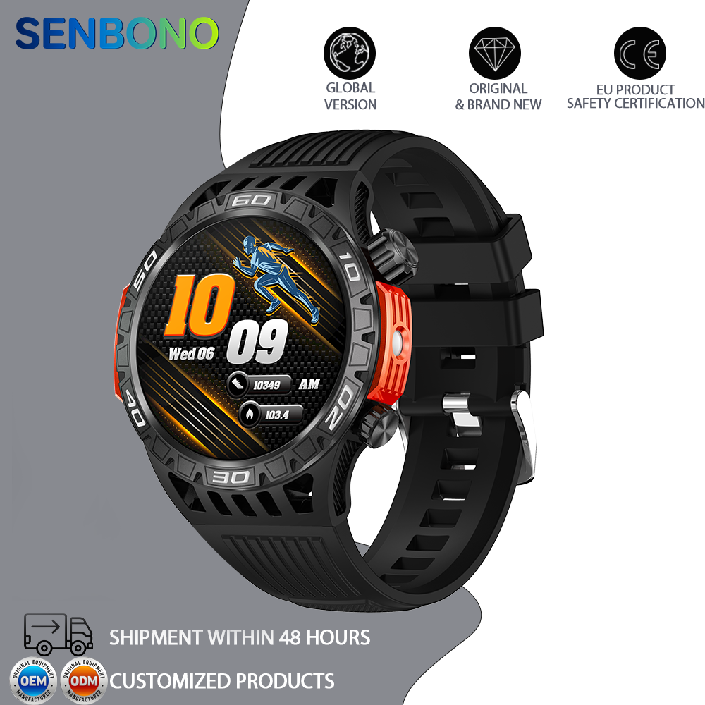 SENBONO HT22 smartwatch has practical functions such as exercise recording, blood oxygen monitoring, weather query, music playback, payment schedule management, etc., providing a one-stop experience
