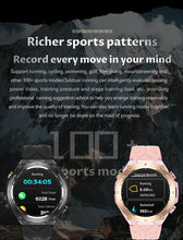 The smart watch KC82 has built-in PGS positioning, sports tracking, altitude, compass function, AI voice assistant, and Bluetooth call function, and is suitable for fitness, mountaineering, daily life, etc.
