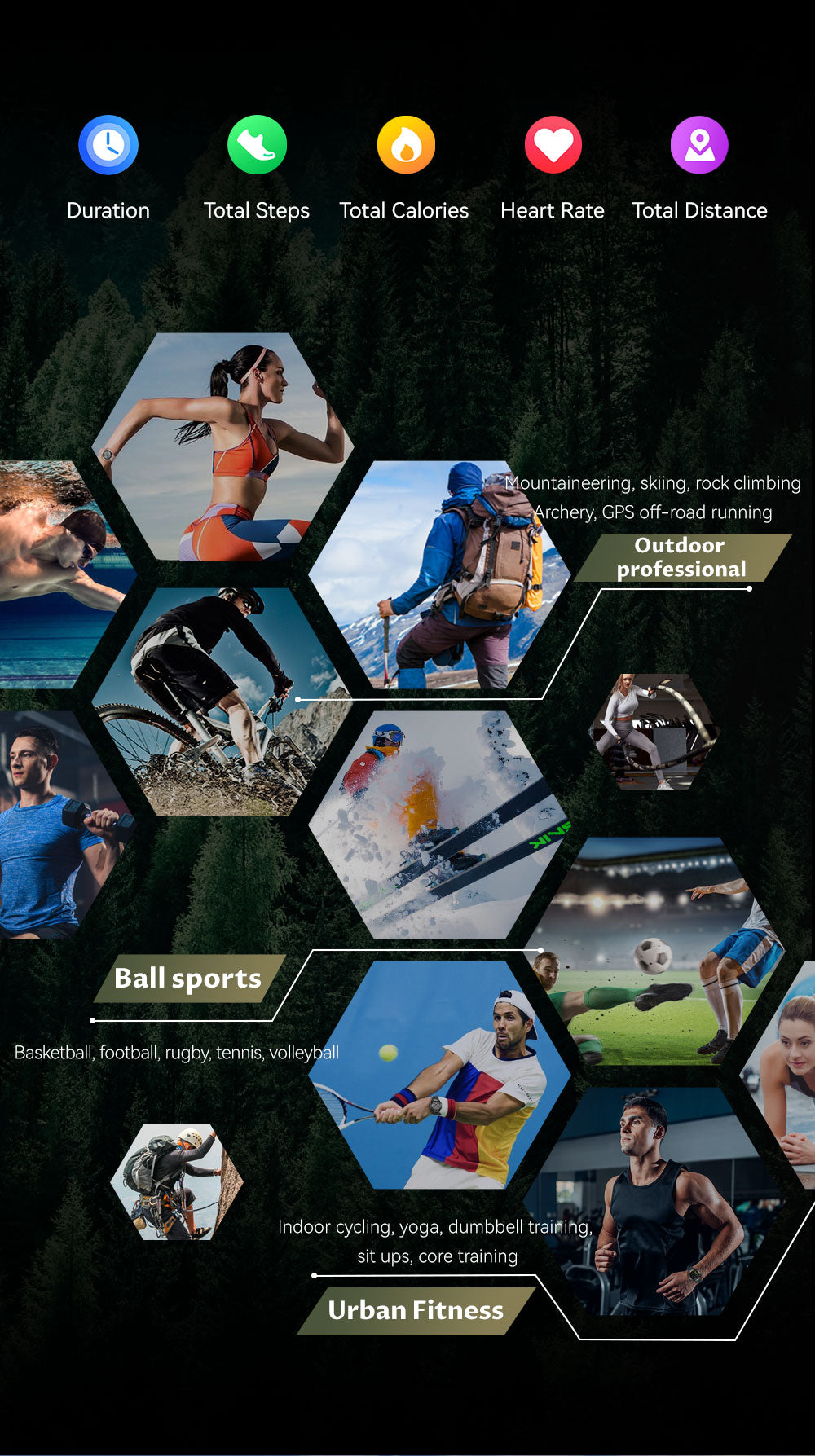 SENBONO The smart watch KC82 has built-in PGS positioning, sports tracking, altitude, compass function, AI voice assistant, and Bluetooth call function, and is suitable for fitness, mountaineering, daily life, etc.