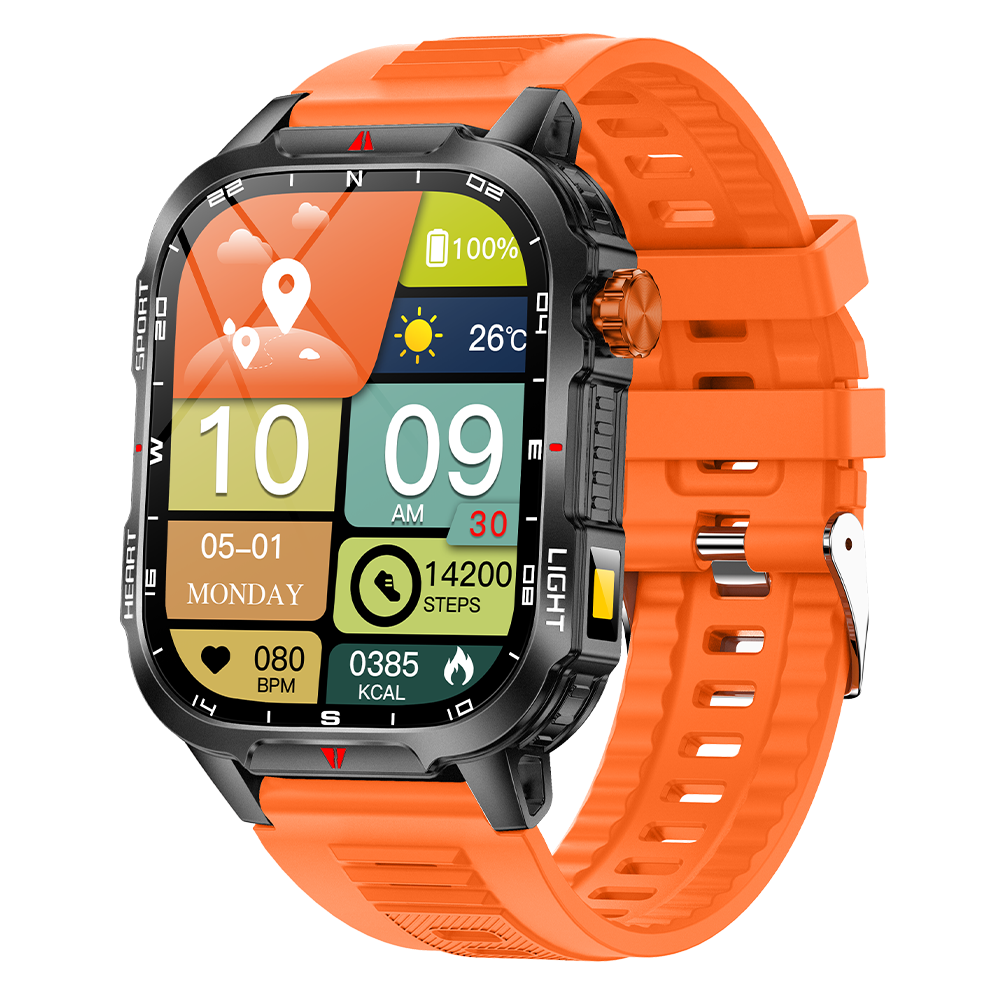 SENBONO V35 smart watch 1100mAH large battery long-lasting life Bluetooth call heart rate blood oxygen function monitoring outdoor smart sports watch