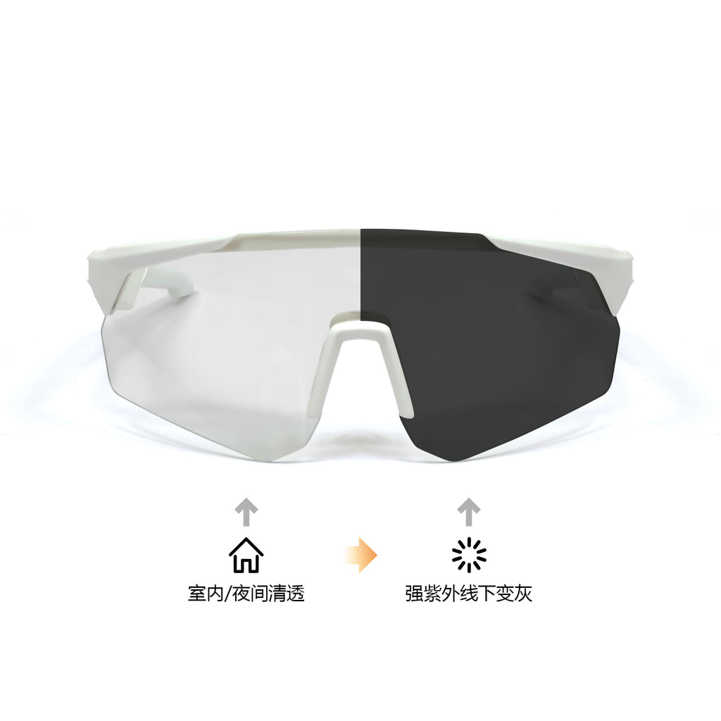 SENBONO QY-PRO2 smart glasses are the first choice. The large frame and colored polarized lenses can effectively block the glare of the sun and easily cope with scenes such as cycling and mountaineering.