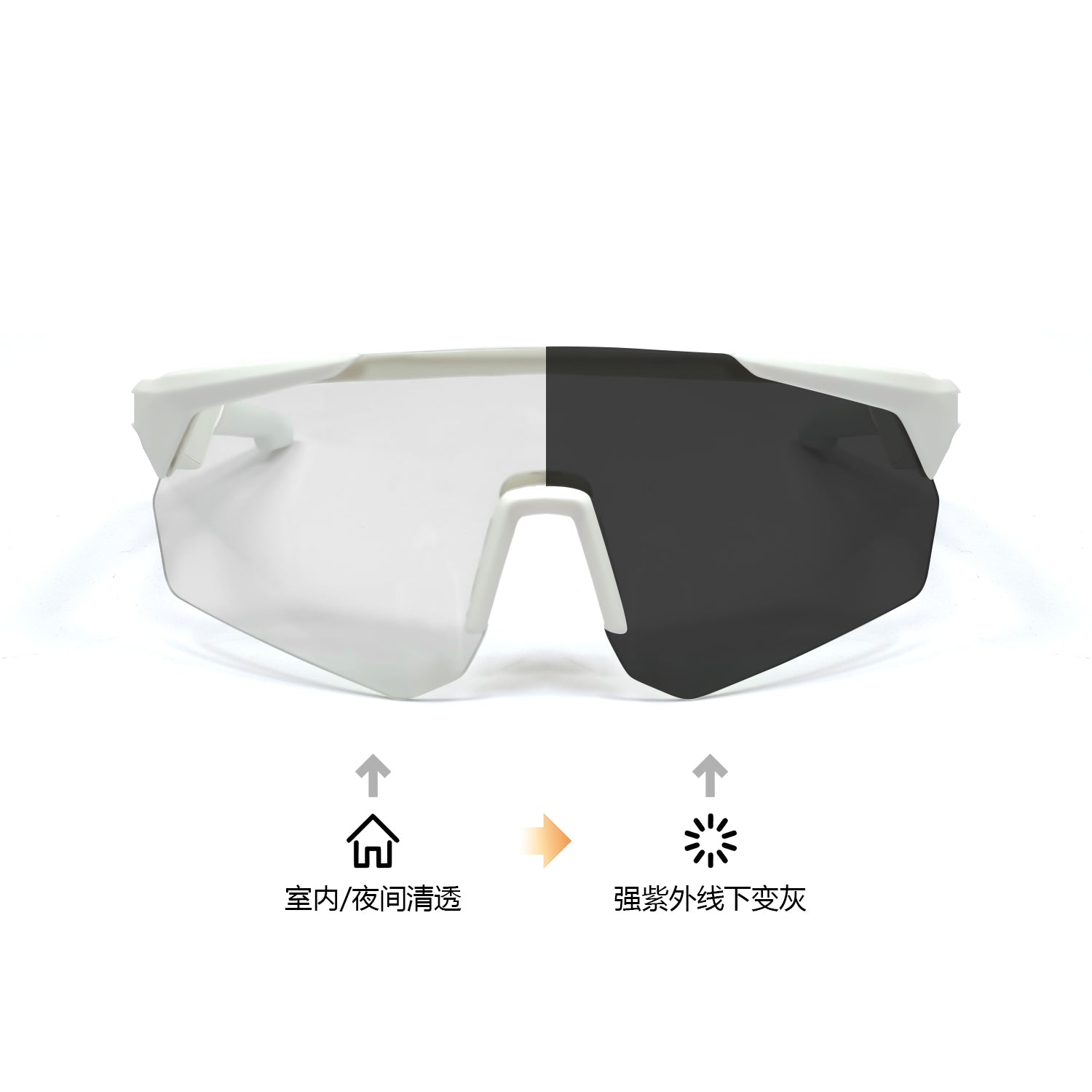 SENBONO QY-PRO2 smart glasses are the first choice. The large frame and colored polarized lenses can effectively block the glare of the sun and easily cope with scenes such as cycling and mountaineering.
