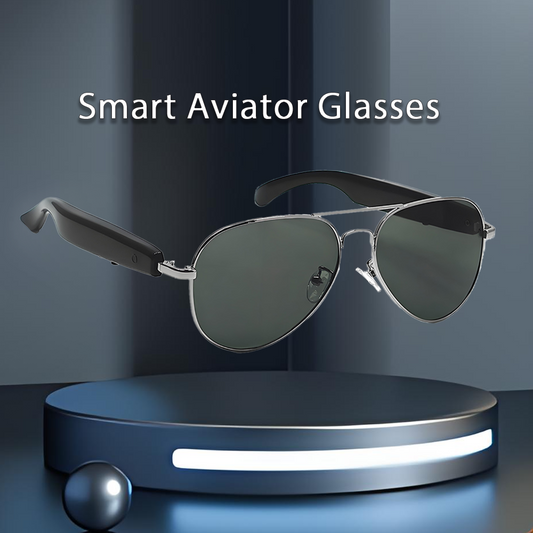 SENBONO Smart AI Translation Glasses F18 Bluetooth Call Voice Assistant Music Playback Headphones Noise Reduction Remote Control Photography Pilot Smart Glasses