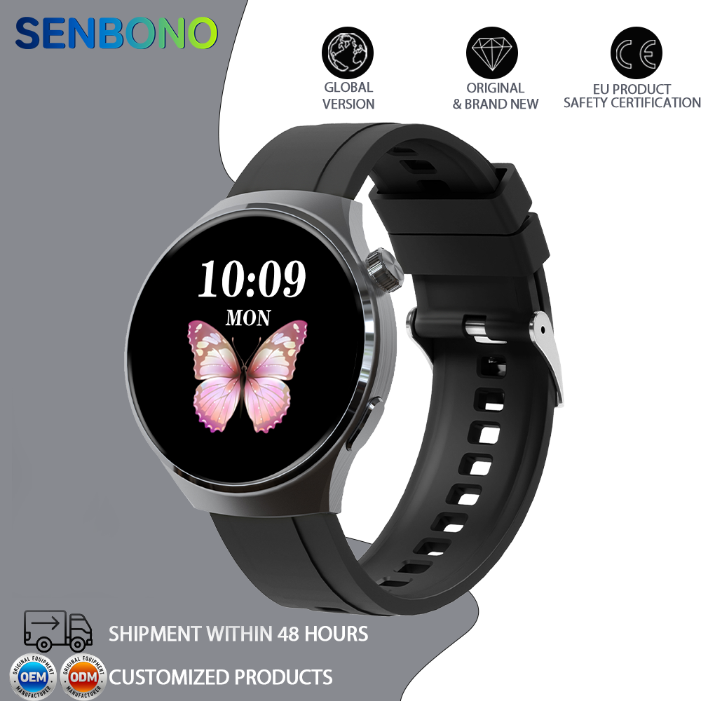 SENBONO v19ZSmart watch 3D dynamic dial IP68 waterproof, Bluetooth call + 100 + sports mode, heart rate blood oxygen multi-health monitoring