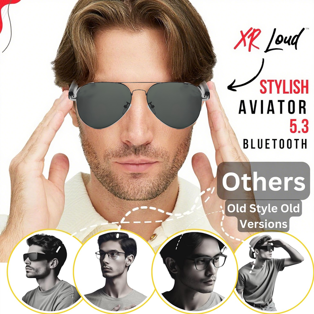 SENBONO Smart AI Translation Glasses F18 Bluetooth Call Voice Assistant Music Playback Headphones Noise Reduction Remote Control Photography Pilot Smart Glasses