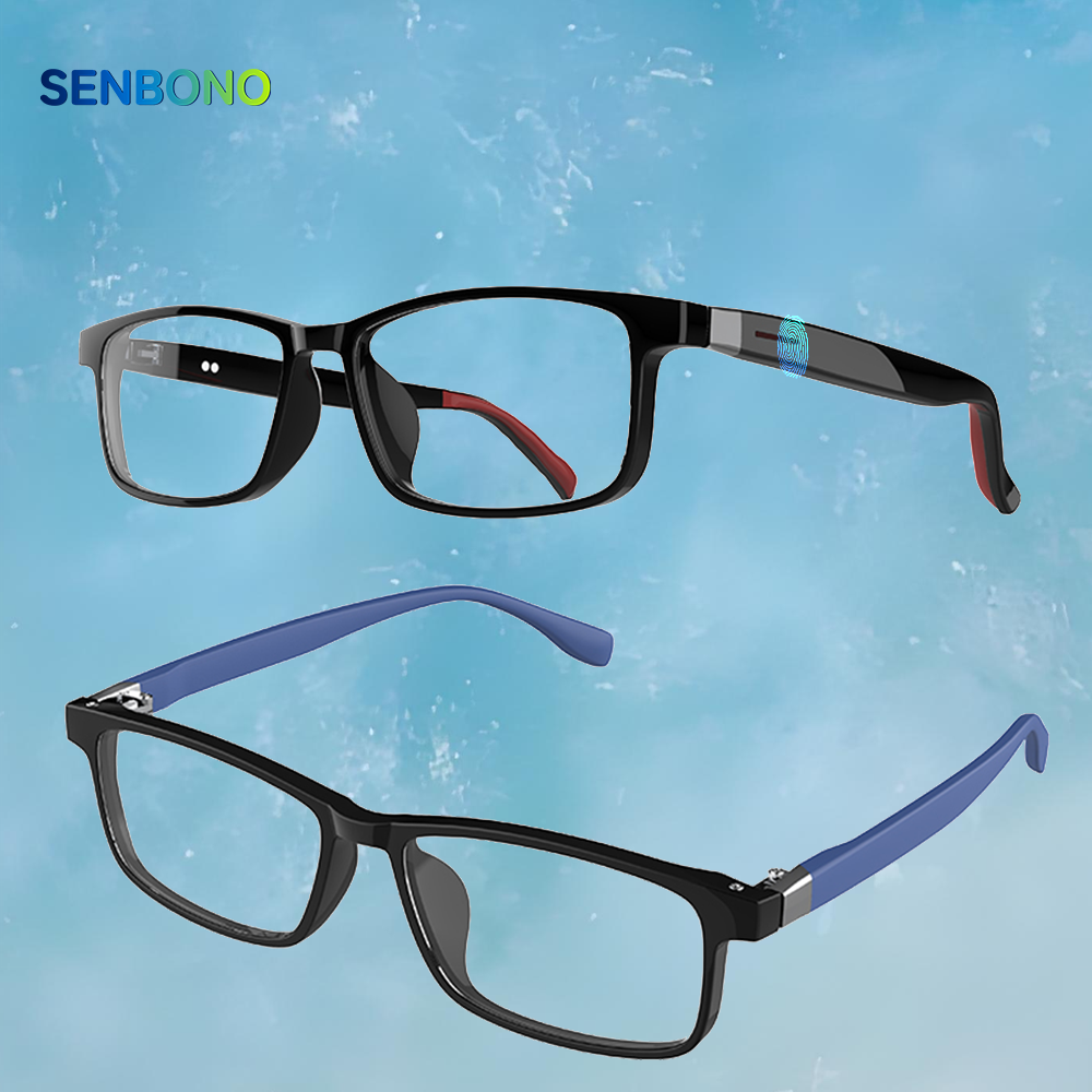 SENBONO smart translation glasses G07 detachable temples UV400 ultraviolet protection Bluetooth answering voice assistant AI translation outdoor smart sports glasses