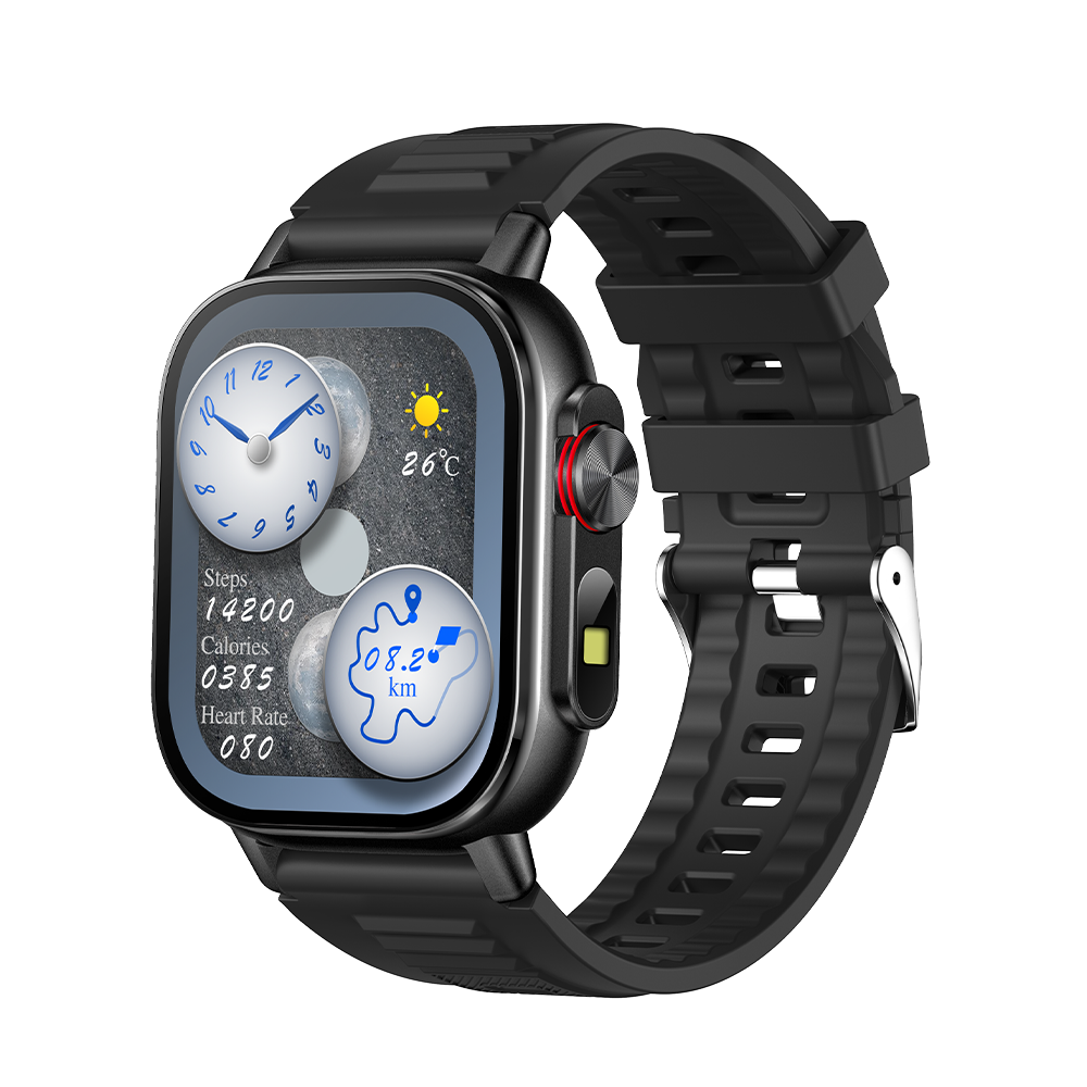 SENBONO smart watch built-in GPS positioning DIY dial metal frame Bluetooth call voice assistant heart rate blood oxygen monitoring outdoor sports smart watch