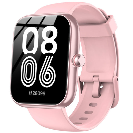 SENBONO Smartwatch IDW25 full screen touch IP68 waterproof, 1.83-inch custom dial, female health tracking, monitoring heart rate, blood oxygen and other health data