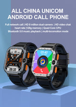 senbono smart dual camera call watch 4G, GPS navigation, recording, recording video, SMS, heart rate, blood oxygen and blood pressure monitoring