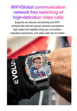 senbono smart dual camera call watch 4G, GPS navigation, recording, recording video, SMS, heart rate, blood oxygen and blood pressure monitoring