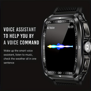 senbono KT83 smartwatch: remote control photography, heart rate and stress monitoring, exercise recording, voice assistant/information storage, etc.