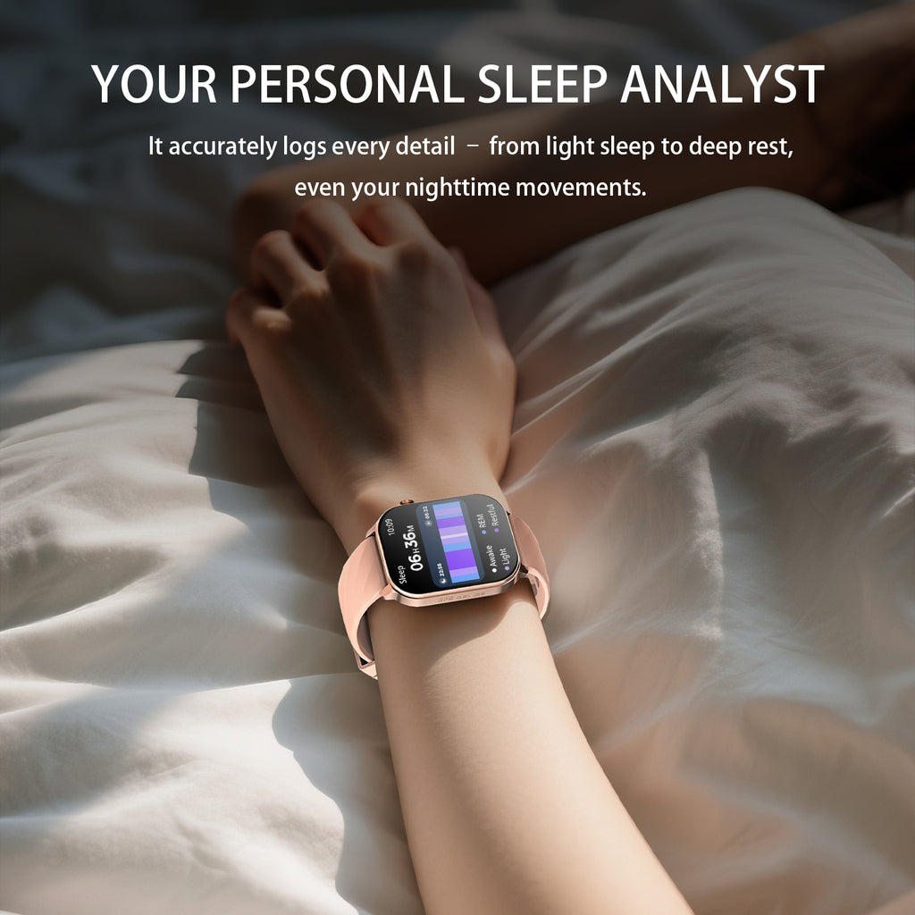 SENBONO LC211 Women's Smartwatch 2.01 Inch Fitness Tracker with GPS Compass, Heart Rate, Sleep and Blood Oxygen Monitoring for iOS and Android Outdoor Smartwatch