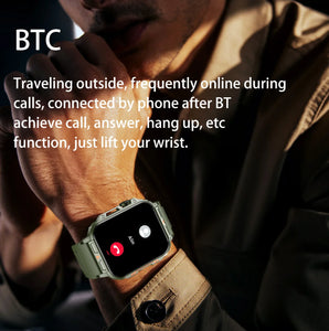 SENBONO New Men's Smartwatch Bluetooth Call Heart Rate Monitor Watch Big Bettery 100+ Sport Modes Smart Watch for Men Women