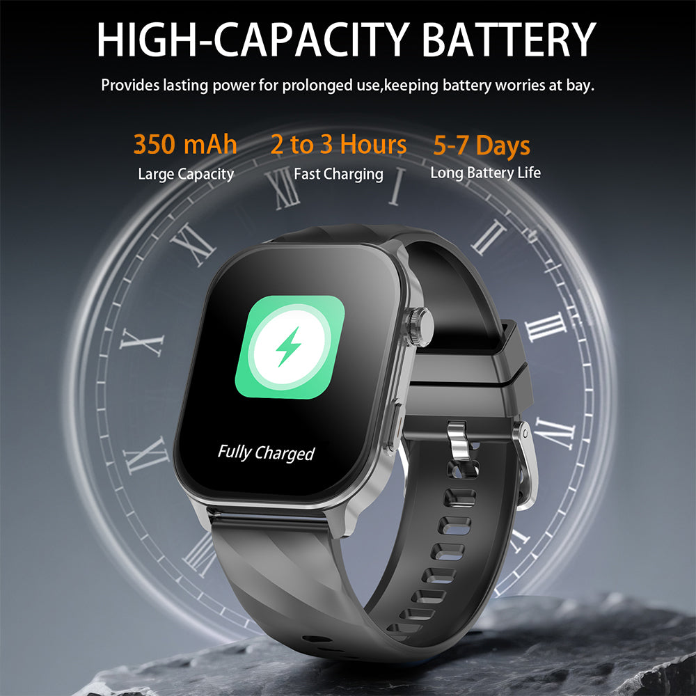 SENBONO LC211 Women's Smartwatch 2.01 Inch Fitness Tracker with GPS Compass, Heart Rate, Sleep and Blood Oxygen Monitoring for iOS and Android Outdoor Smartwatch