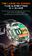 senbono KT80smartwatch 1.46-inch remote control camera full-screen touch heart rate blood oxygen pressure monitoring + exercise record + sleep / women's health management smartwatch