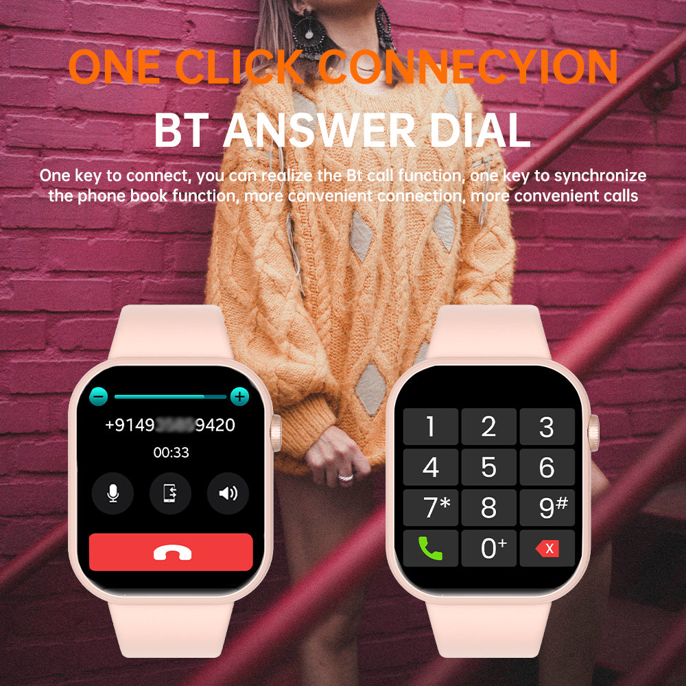 SENBONO Smartwatch life3 accurate heart rate/blood oxygen monitoring, ultra-long battery life + waterproof design, real-time running tracking and multi-sport mode recognition