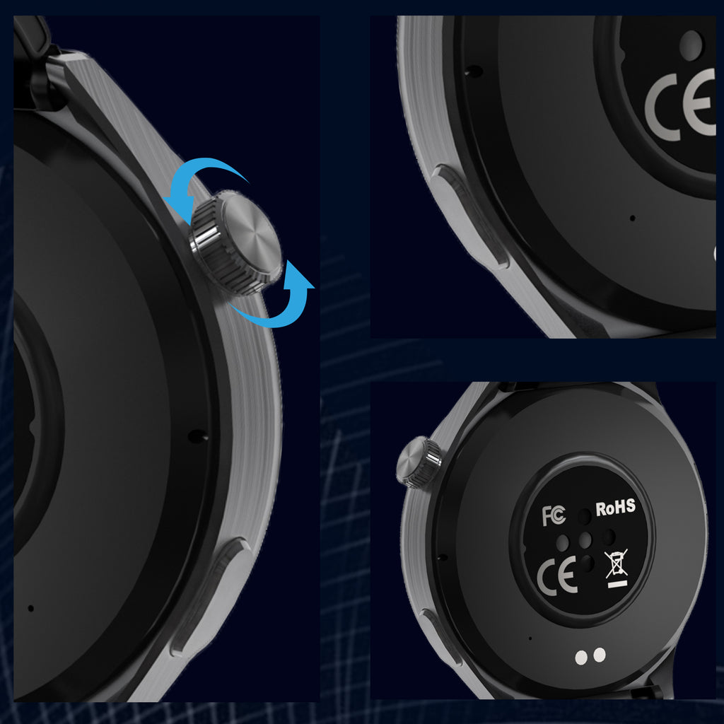 SENBONO V19 Smart Outdoor Watch with Wireless Bluetooth Calling, Fitness Tracker, Heart Rate Monitor, 3D Dynamic Watch Face, Lightweight Fitness Outdoor Smart Sports Watch