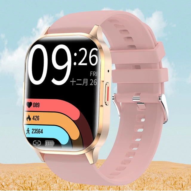 SENBONO AIR3 2025 AMOLED Men Smart Watch Bluetooth Call 24H Health Tracker Sport  Waterproof Smartwatch Men Women for Android