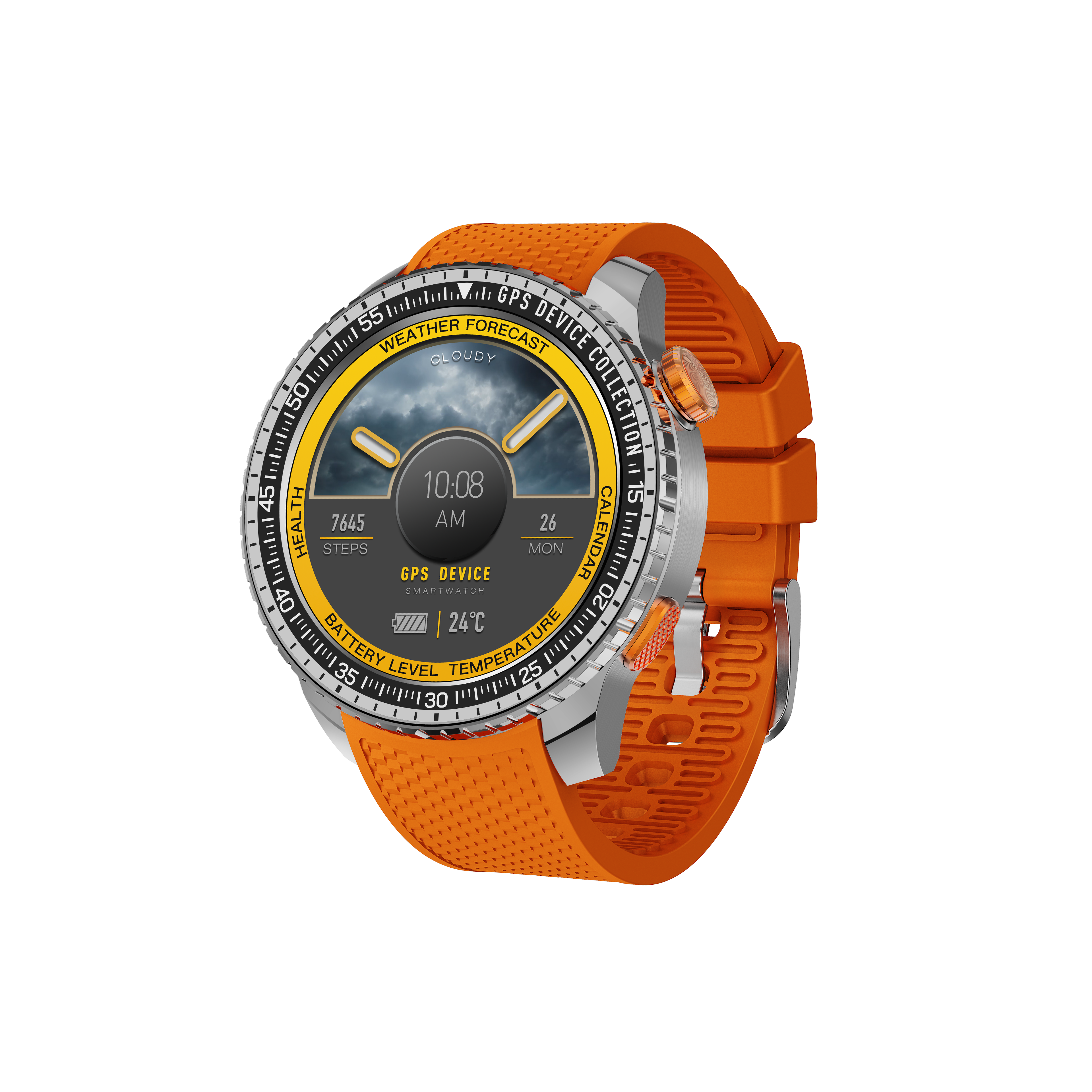 SENBONO max88 men's smart fitness watch has a 1.43-inch full touch screen, 5ATM waterproof, 45-day battery life, blood oxygen monitoring experience, supports GPS, GPT, waterproof smart watch