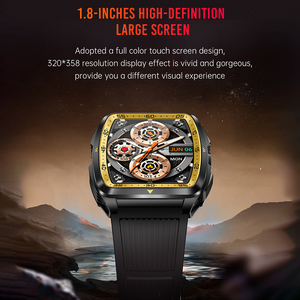 senbono KT83 smartwatch: remote control photography, heart rate and stress monitoring, exercise recording, voice assistant/information storage, etc.